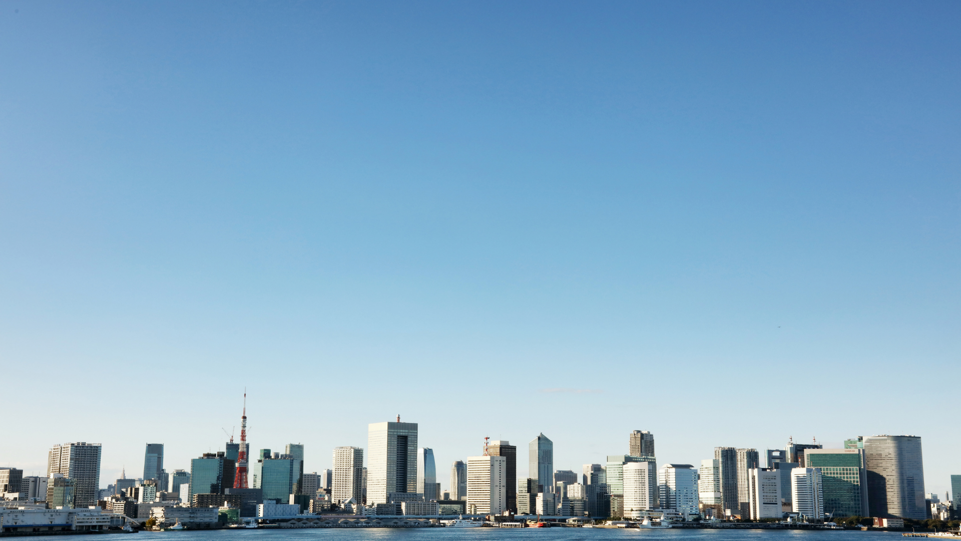 Futuristic data center in blue/orange lighting